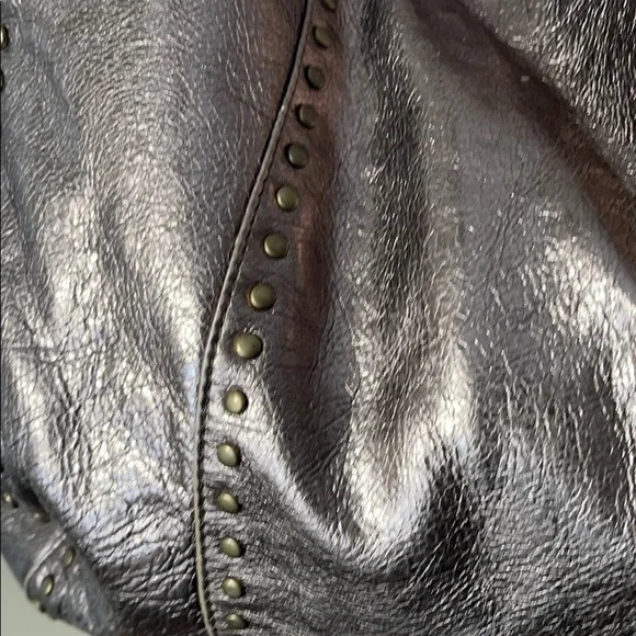 KOOBA metallic silver studded Marcelle hobo bag - Picture 9 of 14